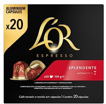 Café L'OR Espresso Splendente Intensité 7-20 capsules