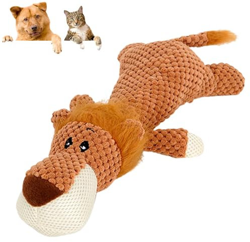 Topbashgo Hundespielzeug Unzerstörbar, Unzerstörbares hundespielzeug, Kauspielzeug Hund, Hundespielzeug, Dog Toys for Aggressive Chewers (Löwe)