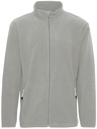 NORTH BEND NBCocas Fleecejacke atmungsaktiv sportliche und wärmende Jacke mit Stehkragen, Größe:L, Farbe:Drizzle (1139)