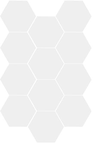 12 Stück Hexagon Schallabsorber Akkustikschaumstoffmatten, Hexagon Akustikplatten Selbstklebend, Hexagon Wandpaneele Schallabsorber Schallschutz für Wand Decke Tür Studio (Weiß)