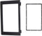 Wresetly 2 Din Auto Radio Stereo Audio LüNette Facia Panel Trim Dash Radio Fascia Multimedia Frame Kit für SAAB 9-3 2007-2011