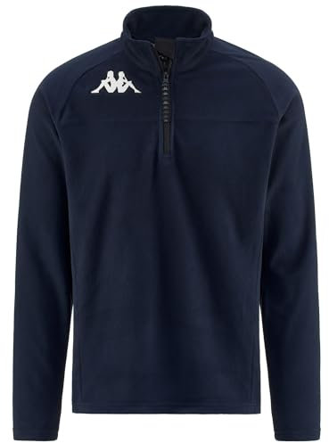 Kappa - Felpa da Sci Neve Invernale in Pile Uomo/Donna Blu Modello: 6CENTO 687B in Poliestere Taglia: XS