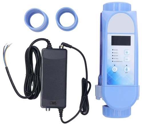 Generador de cloro salino EC-Pro20 - Sistema de clorador automático para piscina 100-240 V - Generador de piscina de agua salada de funcionamiento autoadaptable