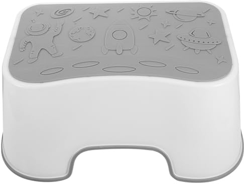 MOBUTOFU Bequemer Toilettenhocker aus Langlebigem Pp Rutschfester Badezimmer Fußhocker Ergonomischer Kleiner Tritthocker für Zuhause Belastbar Badhocker für Erwachsene Alltagshilfe