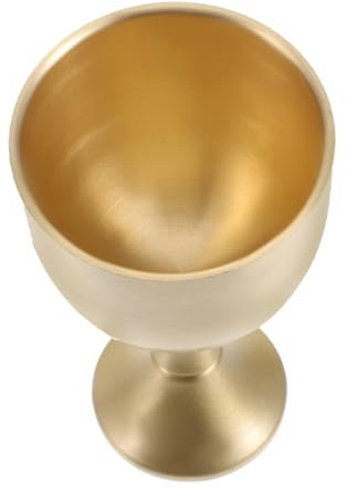 TOPBATHY Cerimoniale in Ottone da 30Ml Bicchiere da Comunione Coppa Vintage per Cerimonie Religiose