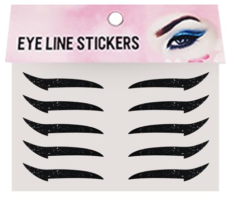 Augenliner Sticker,Make Up Augen Lider Patches - Haftende Streifen Langzeit Haltbar 10 Stück Verabredung Tanzen Reisen Bühne