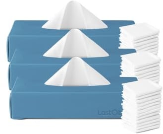 LastTissue® Wiederverwendbare Tissue Box | Gesichtstücher & Taschentücher für Männer & Frauen-Waschbare, nachhaltige Gesichtstücher mit Aufbewahrungsbox