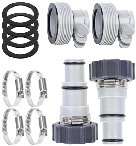Generisch Poolschlauch Adapter Rohrfilter Fittings Zubehör Set