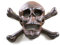 Cast Iron Wall Mounted Skull & Crossbones Bottle Opener
