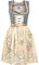 Alpenmärchen Midi Dirndl aus Exklusiver Kollektion inkl. Spitzenschürze Gr.38 - ALM556