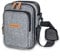 ELITE BAGS - FIT EVO Diabetiker-Tasche | grau bitone | geräumig | für längere Reisen | Abnehmbarer Schultertragegurt | Gürtelschlaufe an der Rückseite