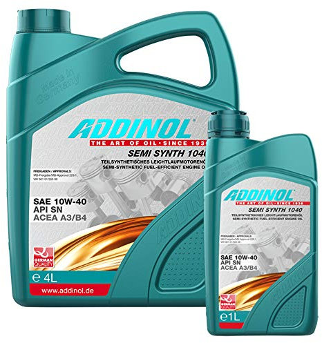 Addinol Motoröl 10W-40 Semi Synth 1040 5L + 1L