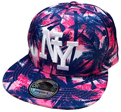 Snapback NY USA Sommer Summer Hawaii Cap Kappe Starter Basecap Mütze Trucker Cappy Kult Unisex Baseball (NY #3)