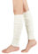 Durio Stulpen Damen Winter Legwarmers Beinwärmer Ballettstulpen Lang in vielen Farben Weiß One Size