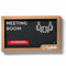 Kubik Letters Meeting Room Sign - Do Not Disturb & Meeting in Progress - Office Door Signs