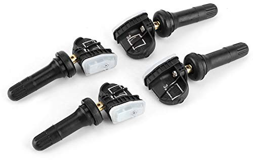 Ejoyous Autoreifendrucksensor 4 Stück RDKS-Reifendrucksensor Autoreifen Ventilschaft, Reifendruckkontrollsensoren und Kontrollsystem TPMS 2036832 Passend für Ecosport/Fiesta/Focus
