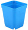 Atyhao 20pcs Mini Pots de Plantes succulentes Modernes Petits contenants en Plastique, Pots carrés de Gommage(Bleu foncé)