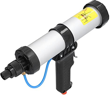 Pneumatic Caulking Gun, with an Air Pressure Regulator Ergonomically Designed Widely Used in Building Decoration, Electronic Appliances,etc.