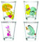 Silver Buffalo Disney Winnie Puuh Retro Art Mini-Glas-Set, 42,5 ml, 4 Stück