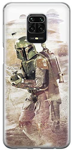 ERT GROUP Coque de téléphone Portable pour Xiaomi REDMI Note 9 Pro/ 9S Original et sous Licence Officielle Star Wars Motif Boba Fett 001 adapté à la Forme du téléphone Portable, Coque en TPU