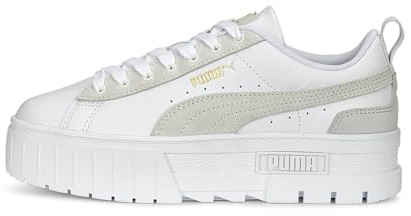 Puma Women's Mayze WN's Athletics Shoe, 03 White Grey, 4.5 UK