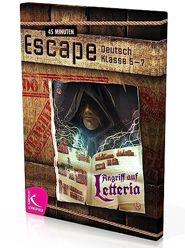Kallmeyer LERNSPIELE 45 Minuten Escape - Angriff auf Letteria: Escape Game für den Deutschunterricht