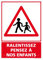 Panneau Ralentissez, Pensez À Nos Enfants Alu 2 Mm - 150 X 210 Mm Signalisation Rectangulaire Prépercée Avec Kit De Fixation Fabrication Française