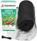 AlpineReach 2m x 30m Vogelschutznetz Gartennetz Feinmaschig (15 x 15mm) Extra Stark Gewebtes Netz, Vogelnetz, Obstbaumnetz, Katzennetz, engmaschig Laubnetz, Kabelbinder, Wiederverwendbar, Schwarz