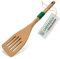 Chefkoch Slotted Turner Made of Sustainable Beech Wood - Ergonomic & Gentle on Non-Stick Pans, with Non-Slip Ring, 31.3 x 7.3 cm
