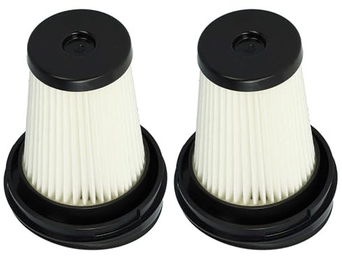 vhbw Set 2x Flachfaltenfilter kompatibel mit Domo DO215SV, DO217SV Handstaubsauger, Staubsauger - Filterelement