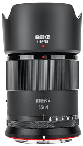Meike 55 mm F1.4 Autofokus STM Schrittmotor APS-C Portrait Objektiv kompatibel mit Nikon Z Mount Kameras Z50 Z50II Z30 Zfc im APS-C-Modus