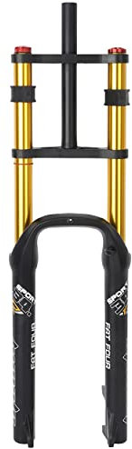 Fahrradfedergabeln [US-Lager] Mountainbike-Federgabel BMX Fatbike-Gabeln 26 4.0 E-Bike Air-Vorderradgabel Gerade 1-1/8 MTB-Scheibenbremse Fahrrad 170 mm Federweg 2850 g