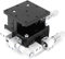 Manueller XYZ-3-Achsen-Lineartisch, LD60 LM 60 X 60 Mm Trimmlager-Tuning-Plattform-Schiebetisch, Mikrometer-Lineartisch-Trimmplattform für Optische Instrumente, Messgeräte