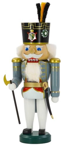 Seiffener Volkskunst | Nussknacker aus Seiffen | Weihnachtliche Nussknackerfigur | Erzgebirgische Volkskunst | 11961 | 29 cm | Sächsischer Oberhüttenverwalter