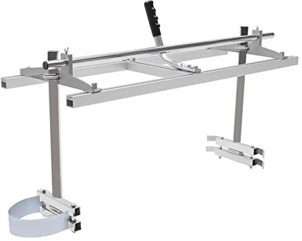 TONFEION Tragbares Sägewerk, 36 Zoll Mobiles Kettensägenmühle, Plankenfräse, Stahl rostbeständig Kettensäge, 35-91cm Kettensäge Zubehör Werkzeuge Führer Bar Beplankung Länge