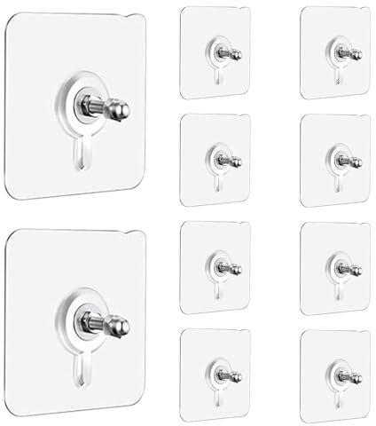 Transparent Photo Frame Hooks, Nail- Screw Hooks, Traceless Photo Frame Stickers, Adhesive Photo Frame Hooks, Photo Frame Mounting Stickers For Mounting Frames