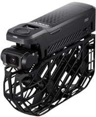 HOVERAir X1 PRO Action Cam 4K, drohne mit Kamera mit über 10 vollautomatischen Flugmodi, 42 KM/H Verfolgungsgeschwindigkeit, Fliegen überall mit OmniTerrain, Rückkollisions-Erkennung (Standard)
