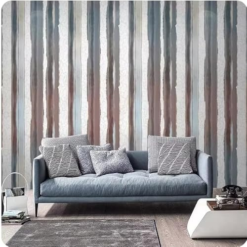 kfjhgbdshhj 3D Wallpaper Art Ink Painting Vertical Stripe Wallpaper for Bedroom Living Room Background Wall Mural,3D,350x245cm