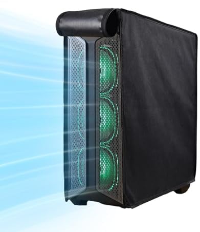 Huasean Caja de la computadora host,Cubierta antipolvo del host de la computadora,Funda protectora contra el polvo para PC Protector de CPU - Protector de cubierta antipolvo para host de escritorio de