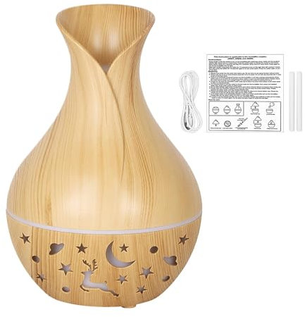 Duftöldiffusoren Aroma Diffuser, Aromatherapie Mit Farben Licht LED, Beleuchtung, Luftbefeuchter 200 Ml Elektrisch Öle Diffusor, Duftöl, Aroma Ätherische Öle Duftlampe Nebeldiffusoren Für Zuhause Büro