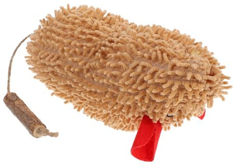 POPETPOP Automatic Cat Toy Catnip Plush Mice Toy for Indoor Cats for Kitten Chewing Teething Promotes Active Play