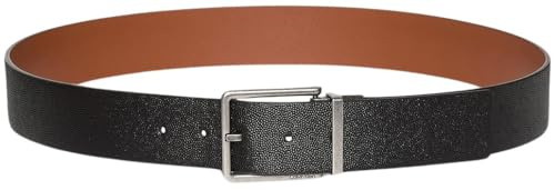 Calvin Klein Herren Gürtel Warmth Buckle 4 cm Eckige Schnalle