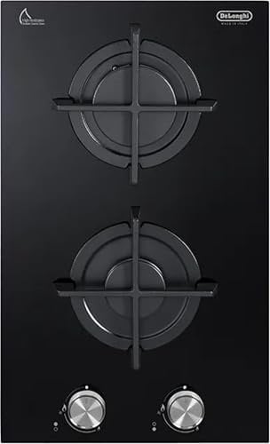 NSL230NC - Piano cottura a gas, 2 fuochi, 30 cm, nero