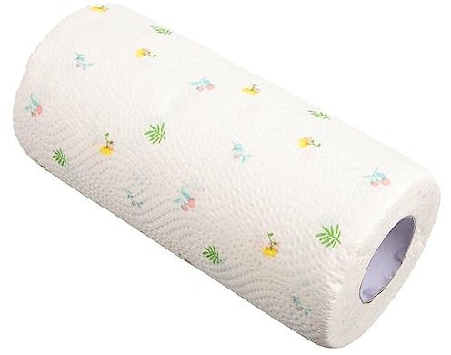 EXHUMKY Küchenpapier Papiertücher Für Restaurant Und Zuhause Küchenpapier Ölabsorbierend Wasserabweisend Langlebig Küchenbedarf Zufälliger Stil