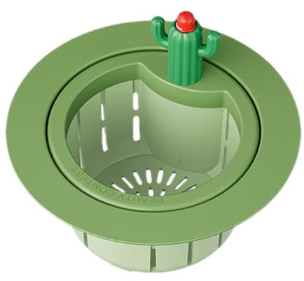 Cactus Sink Sieve - Filtro Automático De Desechos, Diseño Anti Constipación | Canasta De Drenaje De Cocinas Dulces, Eliminación De Desechos Sin Esfuerzo para Lavamanos De Cocina, Desagües De Baño, Sa