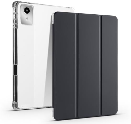 ZORSOME Compatible with Lenovo Legion Y700 8.8 2th/3th (TB-321FU/TB-320FC) 2025/2023 Full Protective Transparent Back Stand Case[Pen Holder],Shockproof Stand Case Cover with Auto Wake/Sleep,Black