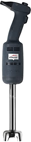 Lacor - 69723 - Batidora de Mano Brisk, Trituradora Profesional, Brazos Intercambiables, Velocidad Variable 4.000-20.000 r.p.m, Mango Ergonómico, Potencia: 220W, 16 cm, Acero Inoxidable