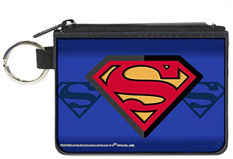 Buckle-Down Monedero de Lona Superman, Multicolor, 4.25 x 3.25 para Mujer