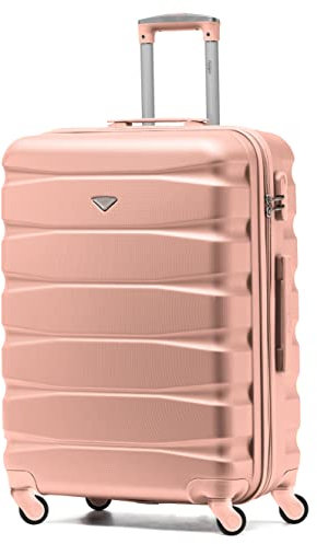 Flight Knight ABS 3 Tailles Valise Legere Compatible avec Air France, Hop! easyJet, RyanAir Et Bien d'autres! Bagage a Main 55x35x20 cm Et Bagage en Soute Grande avec 4 Roues.