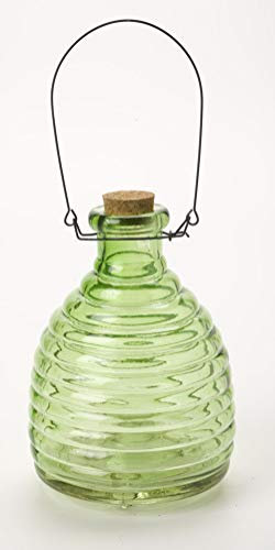 Kaemink Große Wespen- und Insektenfalle aus Glas, 17 cm, Grün